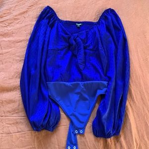 Express Royal Blue Bodysuit